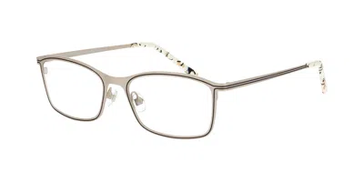 Prodesign Lined 1 2011 Women's Glasses Gold Size 51 - Free Lenses - Blue Light Block Available