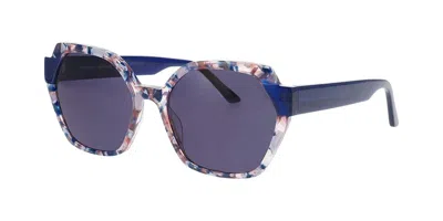 Prodesign Sol 1 3424 Occhiali Da Sole Blu Per Donna In Blue