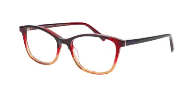 Prodesign Sparkle 2 4045 Women's Glasses Red Size 53 - Free Lenses - Blue Light Block Available