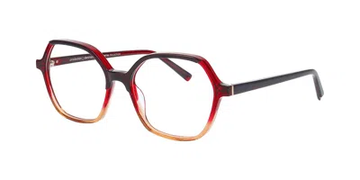 Prodesign Sparkle 4 4045 Women's Glasses Red Size 53 - Free Lenses - Blue Light Block Available