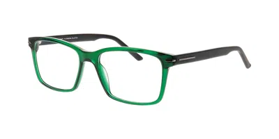 Prodesign Strike 3 9535 Men's Glasses  Size 58 - Free Lenses - Blue Light Block Available In Green
