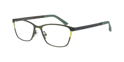 Prodesign Titone 2 9521 Occhiali Da Vista Verdi Per Donna (solo Montatura) In Green