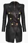 Productseeker Slim Fit Faux Suit Dress In Black In Black