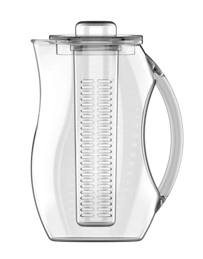 Prodyne Fruit Infusion Pitcher, Natural Fruit Flavor, Acrylic In Transparent