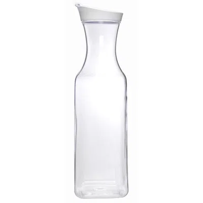 Prodyne Square Acrylic Juice Jar, 56 Ounce In Transparent