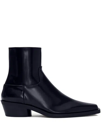 Proenza Schouler 40mm Bronco Ankle Boots In Black