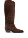 Proenza Schouler Bronco Knee High Boots Chocolate In Brown