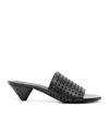 Proenza Schouler 50mm Perforated Leather Mules In Black
