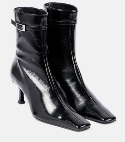 Proenza Schouler 60 Leather Ankle Boots In Black