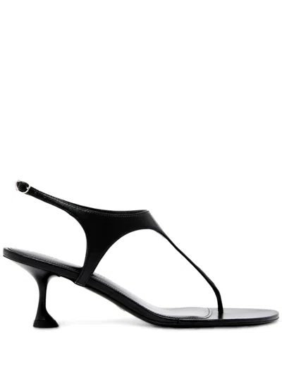 Proenza Schouler 60mm Slash Sandals In Black