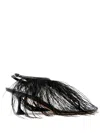 Proenza Schouler Tee Feather Thong Sandals In Black
