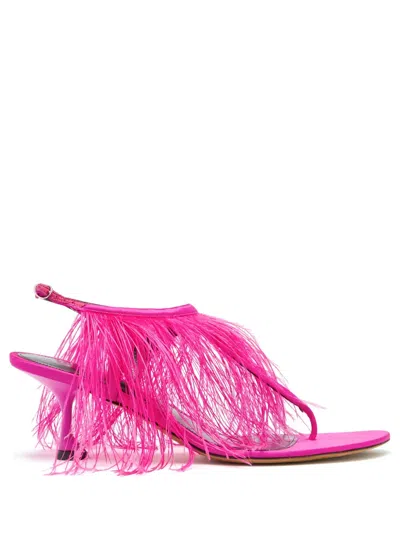 Proenza Schouler 60mm Tee Sandals In Pink