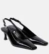 Proenza Schouler Slingback Leather Pumps In Black