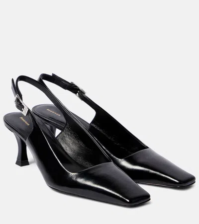 PROENZA SCHOULER 65 LEATHER SLINGBACK PUMPS