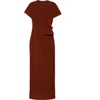Proenza Schouler Abie Boiled Knitted Maxi Dress In Brown