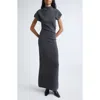 Proenza Schouler Abie Boiled Knit Sweater Dress In Gray