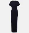 Proenza Schouler Abie Knitted Maxi Dress In Blue