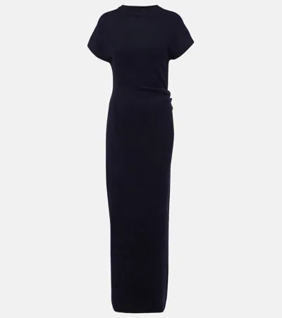 Proenza Schouler Abie Knitted Maxi Dress In Blue