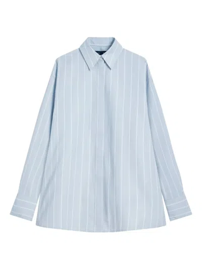 Proenza Schouler Addy Shirt In Blue