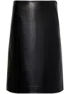 Proenza Schouler Adele Leather Skirt In Black
