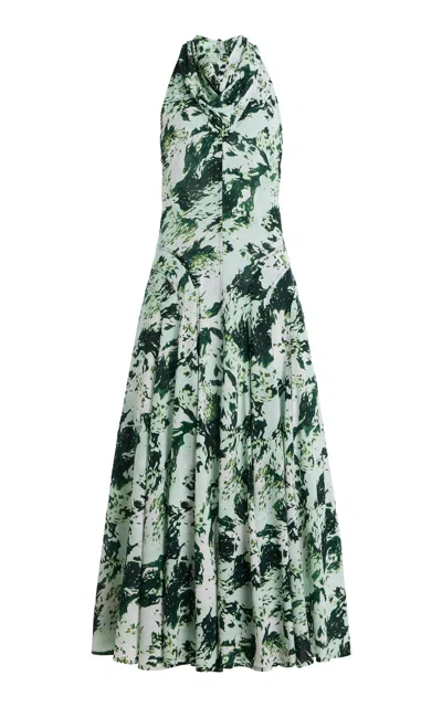 PROENZA SCHOULER ADELIDE PRINTED MIDI DRESS