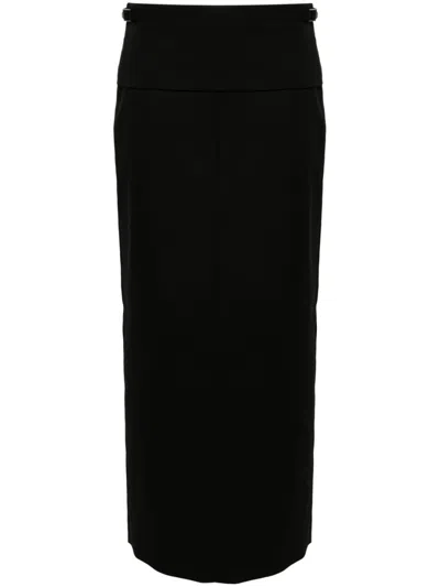 Proenza Schouler Adriana Maxi Skirt In Black