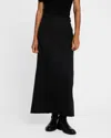 Proenza Schouler Adriana Wool Twill Suiting Maxi Skirt In Black