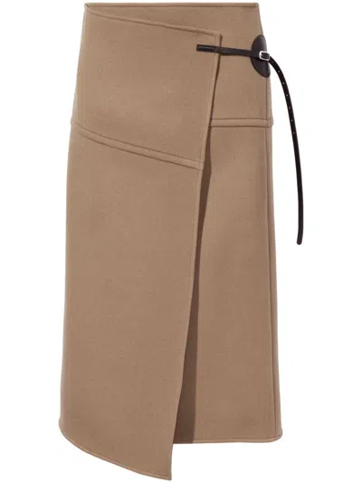 Proenza Schouler Aida Skirt In Neutrals