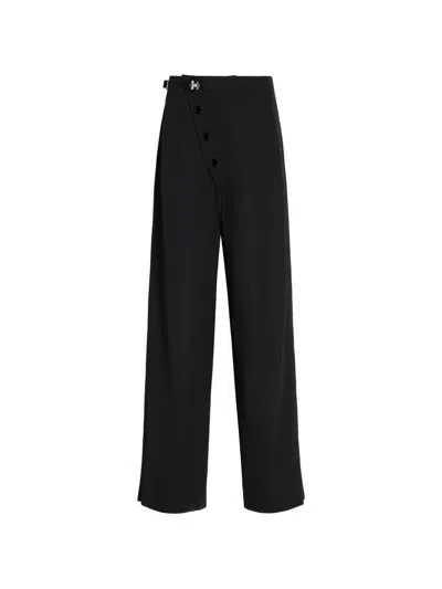 Proenza Schouler Aitana Pants In Tropical Wool In Black