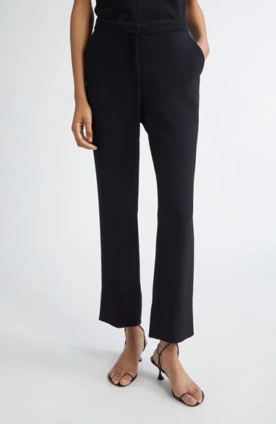 Proenza Schouler Alexia Stretch Ankle Suit Pants In Black