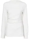 Proenza Schouler Alexis Blouse In 100 White