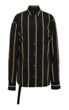 Proenza Schouler Alia Cotton-silk Top In Multi