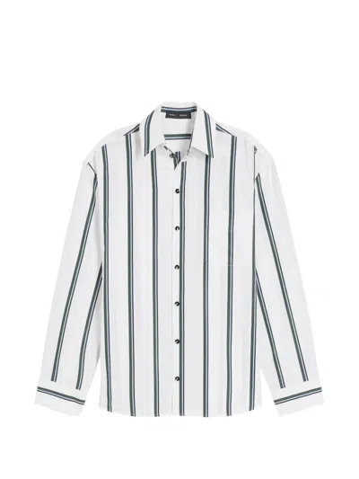 Proenza Schouler Alia Striped Shirt In Multi