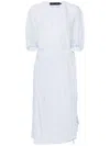 Proenza Schouler Alicia Midi Dress In 蓝色