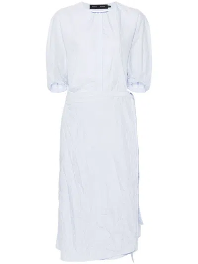 Proenza Schouler Alicia Midi Dress In 蓝色
