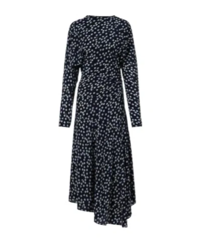 Proenza Schouler Alina Floral Maxi Dress In Black