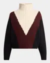 Proenza Schouler Alma Sweater In Red Multi
