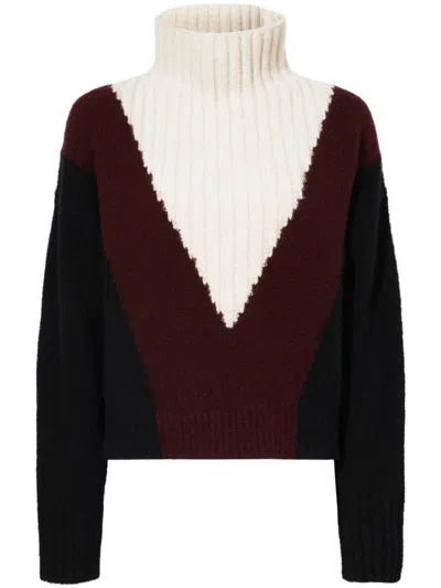 Proenza Schouler Alma Sweater In Red Multi