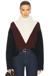 Proenza Schouler Alma Sweater In Red Multi