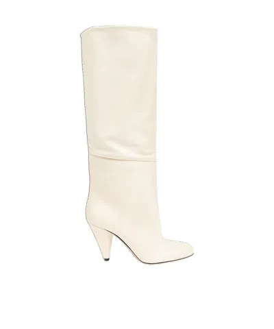 Proenza Schouler Almond-tipped Boots In White