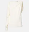 Proenza Schouler Alyssa Draped Crêpe Top In White