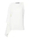 Proenza Schouler Alyssa Top In Matte Viscose Crepe In Ivory In White