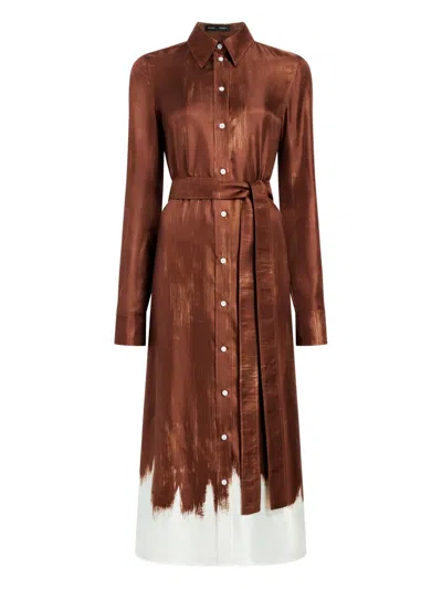Proenza Schouler Amaya Dress In Brown