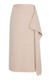 Proenza Schouler Amery Crepe Skirt In Nude