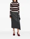 Proenza Schouler Gia Striped Wool And Silk-blend Sweater In Multi