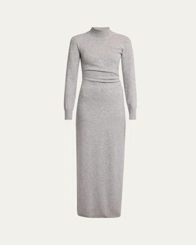 PROENZA SCHOULER ANNETTE LONG-SLEEVE CASHMERE SILK MAXI DRESS