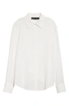 Proenza Schouler Arabella Silk Button-up Shirt In White