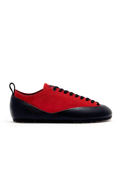 Proenza Schouler Arcadia Suede Sneakers In Red