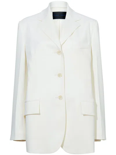 Proenza Schouler Archer Blazer In White