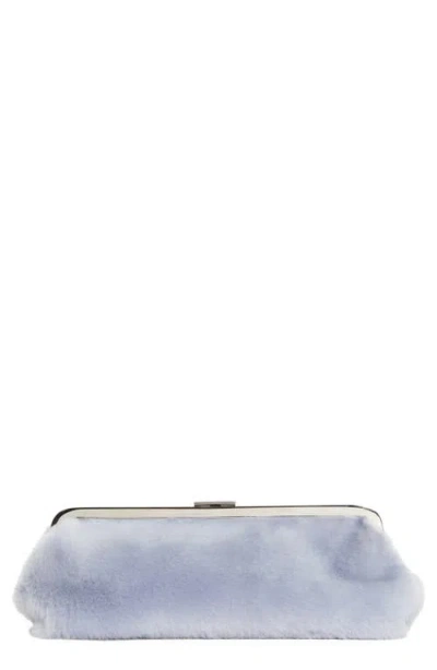 Proenza Schouler Armory Genuine Shearling Clutch In Black